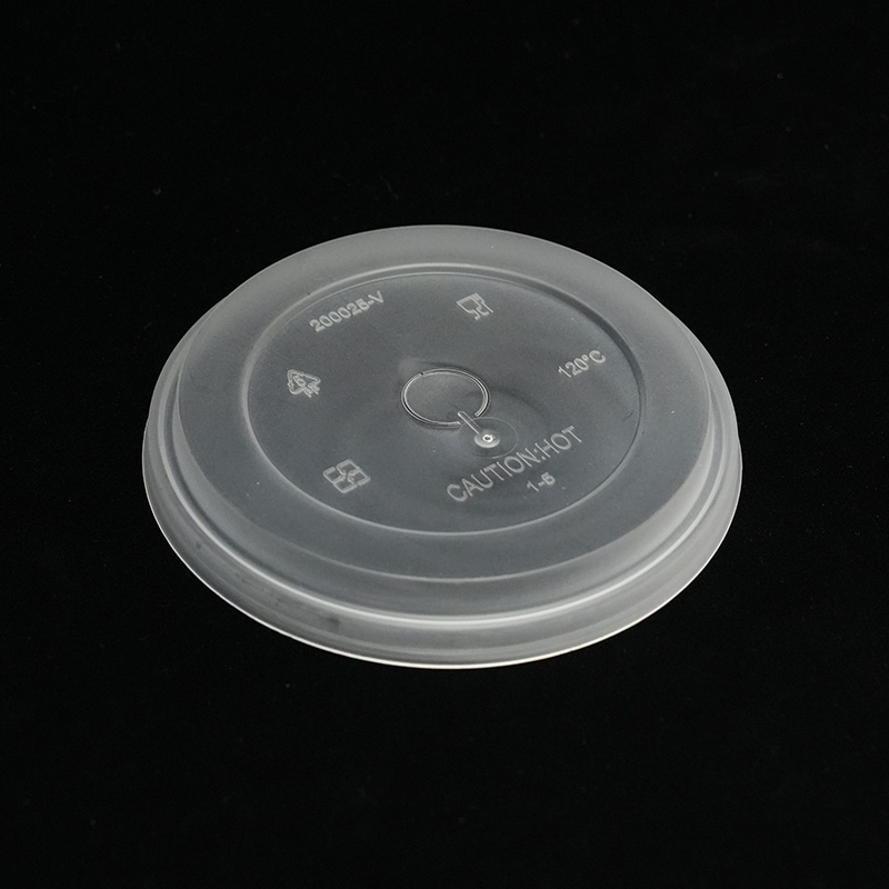 Pet plast flat kopp lokk